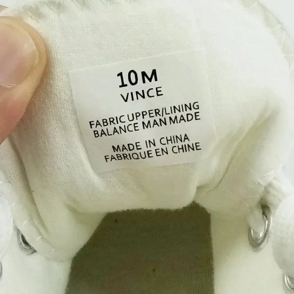 Sincerely Jules Size 10M Women's Vince White Lace Up Low Top Round Toe Sneakers - Picture 4 of 12